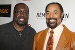 NEW YORK - FEBRUARY 25:  Former NBA players Earl Monroe and Walt Frazier attend the premiere of 'Black Magic' at The Apollo Theatre February 25, 2008 in New York City.  (Photo by Stephen Lovekin/Getty Images)