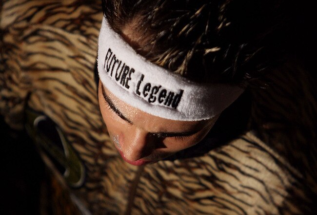 NEW YORK - MAY 15:  Paulie Malignaggi walks to the ring for the WBA light welterweight title fight against Amir Khan of Great Britain at Madison Square Garden on May 15, 2010 in New York City.  (Photo by Chris Trotman/Getty Images)