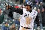 DENVER - MAY 12:  Catcher Miguel Olivo #21 of the Colorado Rockies celebrates as he rounds the bases on his game winning solo homerun off of Chad Durbin of the Philadelphia Phillies in the 10th inning at Coors Field on May 12, 2010 in Denver, Colorado. The Rockies defeated the Phillies 4-3 in 10 innings.  (Photo by Doug Pensinger/Getty Images)