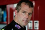 TALLADEGA, AL - APRIL 24:  Jeremy Mayfield, driver of the #41 All Sport Body Quencher Toyota, waits in the garage area during practice for the NASCAR Sprint Cup Series Aaron's 499 at Talladega Superspeedway on April 24, 2009 in Talladega, Alabama.  (Photo by Jerry Markland/Getty Images for NASCAR)