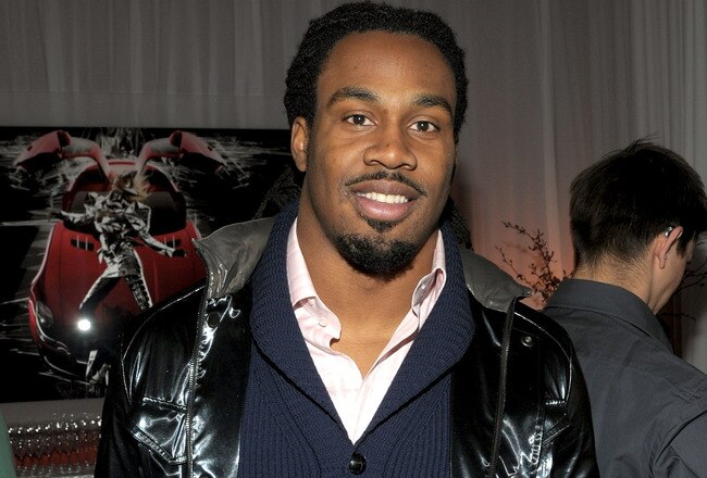 NEW YORK - FEBRUARY 16:  NFL player Steven Jackson at the Mercedes-Benz Fashion Week Fall 2010 - Official Coverage at Bryant Park on February 16, 2010 in New York City.  (Photo by Michael Buckner/Getty Images for Mercedes-Benz)