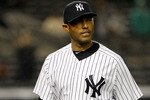 NEW YORK - MAY 18:  Mariano Rivera #42 of the New York Yankees leaves the field in the ninth inning against the Boston Red Sox at Yankee Stadium on May 18, 2010 in the Bronx borough of New York City.  (Photo by Chris Trotman/Getty Images)