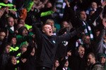 GLASGOW, UNITED KINGDOM - MAY 04:  Neil Lennon, the manager of Celtic, reacts on the touchline during Celtic's victory in the Clydesdale Bank Scottish Premier League match between Celtic and Rangers at Celtic Park, on May 4, 2010 in Glasgow, Scotland.  (Photo by David Cannon/Getty Images)