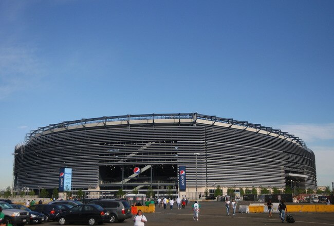 EAST RUTHERFORD, NJ - MAY 07:  A general view of the New Meadowlands Stadium prior to the match between Ecuador and Mexico in the 2010 FMF U.S. Tour on May 7, 2010 at  in East Rutherford, New Jersey.  (Photo by Mike Stobe/Getty Images)