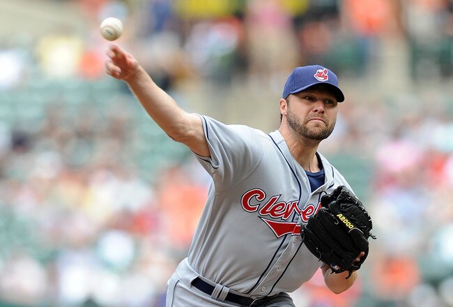 BALTIMORE - MAY 16:  Jake Westbrook #37 of the Cleveland Indians pitches against the Baltimore Orioles at Camden Yards on May 16, 2010 in Baltimore, Maryland.  (Photo by Greg Fiume/Getty Images)