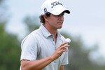 SAN ANTONIO, TX - MAY 16:  Adam Scott birdies the 12th hole during the fourth and final  round of the Valero Texas Open at the TPC San Antonio on May 16, 2010 in San Antonio, Texas. (Photo by Marc Feldman/Getty Images)