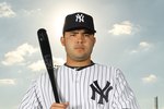 TAMPA, FL - FEBRUARY 25:  Jesus Montero #83 of the New York Yankees poses for a photo during Spring Training Media Photo Day at George M. Steinbrenner Field on February 25, 2010 in Tampa, Florida.  (Photo by Nick Laham/Getty Images)