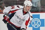 PHILADELPHIA - OCTOBER 06: Boyd Kane #34 of the Washington Capitals skates against the Philadelphia Flyers at the Wachovia Center on October 6, 2009 in Philadelphia, Pennsylvania. (Photo by Bruce Bennett/Getty Images)