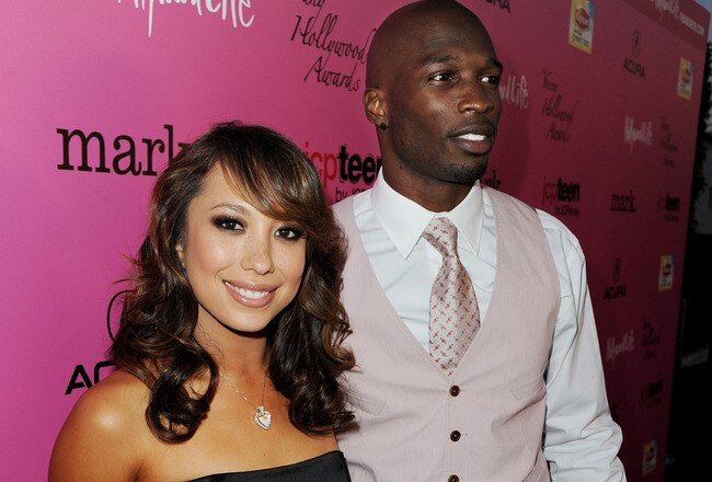 LOS ANGELES, CA - MAY 13:  TV personality Cheryl Burke and NFL player Chad Ochocinco arrive at the 12th Annual Young Hollywood Awards at the Wilshire Ebell Theatre on May 13, 2010 in Los Angeles, California.  (Photo by Kevin Winter/Getty Images)