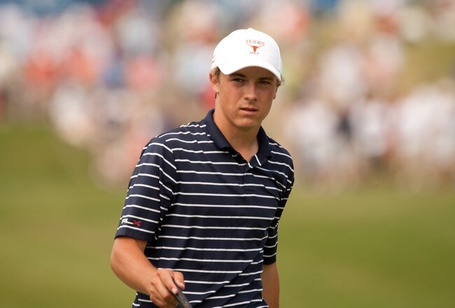 IRVING, TX - MAY 23: Jordan Spieth walks from the putting green during the fourth round of the HP Byron Nelson Championship at TPC Four Seasons Resort Las Colinas on May 23, 2010 in Irving, Texas. (Photo by Darren Carroll/Getty Images)