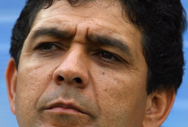 SHENYANG, CHINA - AUGUST 06:  Jorge Barcellos, coach of Brazil looks on during the women's preliminary group F match between Germany and Brazil at Shenyang Stadium on Day -2 of the Beijing 2008 Olympic Games on August 6, 2008 in Shenyang, China.  (Photo by Julian Finney/Getty Images)