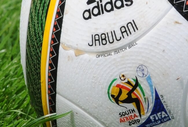 FLORENCE, ITALY - MARCH 02:  Jabulani the official ball of 2010 FIFA World Championship during an Italy national team training session at FIGC Centre at Coverciano at Coverciano on March 2, 2010 in Florence, Italy.  (Photo by Giuseppe Bellini/Getty Images)