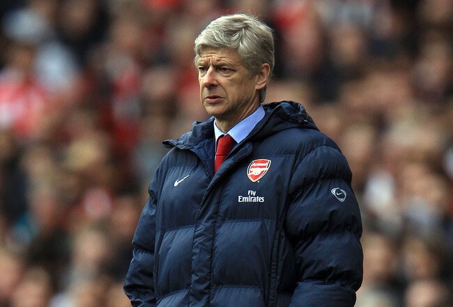 LONDON, ENGLAND - MAY 09:  Arsene Wenger the Arsenal manager during the Barclays Premier League match between Arsenal and Fulham at The Emirates Stadium on May 9, 2010 in London, England.  (Photo by David Cannon/Getty Images)