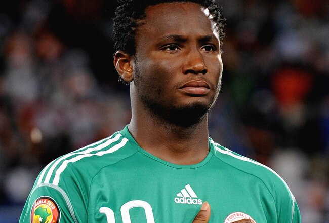 LUBANGO, ANGOLA - JANUARY 25:  John Obi Mikel of Nigeria during the Africa Cup of Nations Quarter Final match between Zambia and Nigeria from the Alto da Chela Stadium on January 25, 2010 in Lubango, Angola. (Photo by Lefty Shivambu/Gallo Images/Getty Images)