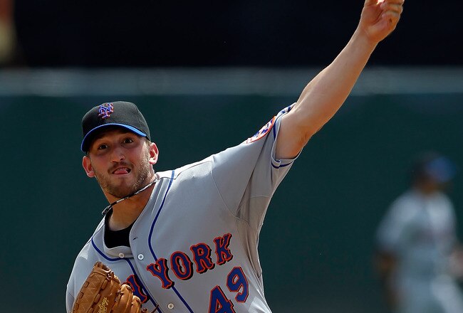 SARASOTA, FL - APRIL 03:  Pitcher Jon Niese #49 of the New York Mets pitches against the Baltimore Orioles during a Grapefruit League Spring Training Game at Ed Smith Stadium on April 3, 2010 in Sarasota, Florida.  (Photo by J. Meric/Getty Images)