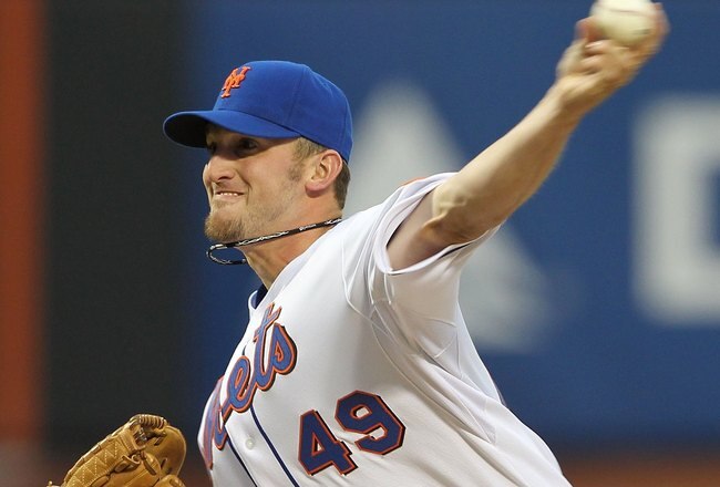 NEW YORK - MAY 11:  Jonathon Niese #49 of the New York Mets pitches against the Washington Nationals at Citi Field on May 11, 2010 in the Flushing neighborhood of the Queens borough of New York City.  (Photo by Nick Laham/Getty Images)