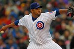 CHICAGO - MAY 12: Starting pitcher Carlos Silva #52 of the Chicago Cubs delivers the ball against the Florida Marlins at Wrigley Field on May 12, 2010 in Chicago, Illinois. The Cubs defeated the Marlins 4-3.  (Photo by Jonathan Daniel/Getty Images)