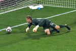 RUSTENBURG, SOUTH AFRICA - JUNE 12:  Robert Green of England misjudges the ball and lets in a goal during the 2010 FIFA World Cup South Africa Group C match between England and USA at the Royal Bafokeng Stadium on June 12, 2010 in Rustenburg, South Africa.  (Photo by Martin Rose/Getty Images)