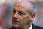 BURNLEY, ENGLAND - MAY 09:  Reading manager Steve Coppell leaves the pitch after the Coca-Cola Championship Play-off Semi Final First Leg match between Burnley and Reading at Turf Moor on May 9, 2009 in Burnley, England.  (Photo by Christopher Furlong/Getty Images)