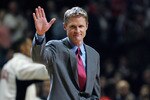 CHICAGO - MAY 4:  Former Chicago Bull and TNT announcer Steve Kerr waves in Game five of the Eastern Conference Quarterfinals with the Washington Wizards during the 2005 NBA Playoffs at the United Center on May 4, 2005 in Chicago, Illinois. The Wizards won 112-110. NOTE TO USER: User expressly acknowledges and agrees that, by downloading and/or using this Photograph, User is consenting to the terms and conditions of the Getty Images License Agreement. (Photo by Jonathan Daniel/Getty Images)
