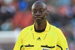 JOHANNESBURG, SOUTH AFRICA - JUNE 18:  Referee Koman Coulibaly look on during the 2010 FIFA World Cup South Africa Group C match between Slovenia and USA at Ellis Park Stadium on June 18, 2010 in Johannesburg, South Africa.  (Photo by David Cannon/Getty Images)