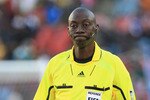 JOHANNESBURG, SOUTH AFRICA - JUNE 18:  Referee Koman Coulibaly look on during the 2010 FIFA World Cup South Africa Group C match between Slovenia and USA at Ellis Park Stadium on June 18, 2010 in Johannesburg, South Africa.  (Photo by David Cannon/Getty Images)