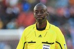 JOHANNESBURG, SOUTH AFRICA - JUNE 18:  Referee Koman Coulibaly look on during the 2010 FIFA World Cup South Africa Group C match between Slovenia and USA at Ellis Park Stadium on June 18, 2010 in Johannesburg, South Africa.  (Photo by David Cannon/Getty Images)