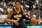 ATLANTA - OCTOBER 28:  Danny Granger #33 of the Indiana Pacers against the Atlanta Hawks at Philips Arena on October 28, 2009 in Atlanta, Georgia.  (Photo by Kevin C. Cox/Getty Images)