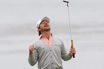 PEBBLE BEACH, CA - JUNE 20:  Graeme McDowell of Northern Ireland celebrates making par on the 18th hole to win the 110th U.S. Open at Pebble Beach Golf Links on June 20, 2010 in Pebble Beach, California.  (Photo by Andrew Redington/Getty Images)