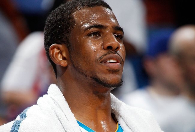 NEW ORLEANS - MARCH 22:  Chris Paul #3 of the New Orleans Hornets during the game against the Dallas Mavericks at the New Orleans Arena on March 22, 2010 in New Orleans, Louisiana.  NOTE TO USER: User expressly acknowledges and agrees that, by downloading and/or using this Photograph, User is consenting to the terms and conditions of the Getty Images License Agreement.  (Photo by Chris Graythen/Getty Images)