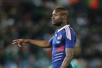 POLOKWANE, SOUTH AFRICA - JUNE 17: William Gallas of France gestures during the 2010 FIFA World Cup South Africa Group A match between France and Mexico at the Peter Mokaba Stadium on June 17, 2010 in Polokwane, South Africa.  (Photo by Christof Koepsel/Getty Images)