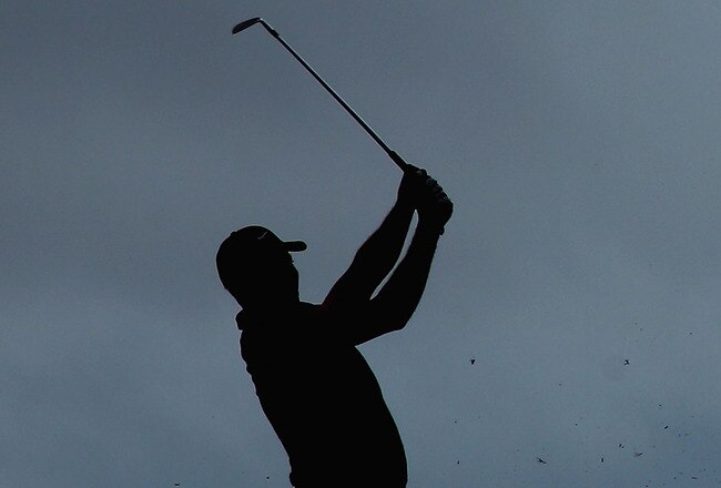PEBBLE BEACH, CA - JUNE 20:  Tiger Woods watches a shot during the final round of the 110th U.S. Open at Pebble Beach Golf Links on June 20, 2010 in Pebble Beach, California.  (Photo by Donald Miralle/Getty Images)