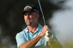 OMAHA, NE - JULY 23:  Marco Dawson tees off the 12th hole during the first round of the Cox Classic held at Champions Run on July 23, 2009 in Omaha, Nebraska. (Photo by Marc Feldman/Getty Images)