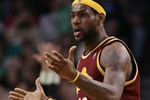 BOSTON - MAY 09:  LeBron James #23 of the Cleveland Cavaliers reacts after a foul is called on him in the second half against the Boston Celtics during Game Four of the Eastern Conference Semifinals of the 2010 NBA playoffs at TD Garden on May 9, 2010 in Boston, Massachusetts. The Celtics defeated the Cavaliers 97-87. NOTE TO USER: User Expressly Acknowledges and agrees that, by downloading and or using this photograph, User is consenting to the terms and conditions of the Getty Images License Agreement.  (Photo by Elsa/Getty Images)