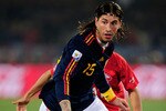 PRETORIA, SOUTH AFRICA - JUNE 25:  Sergio Ramos of Spain in action during the 2010 FIFA World Cup South Africa Group H match between Chile and Spain at Loftus Versfeld Stadium on June 25, 2010 in Tshwane/Pretoria, South Africa.  (Photo by Stuart Franklin/Getty Images)