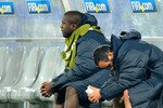 RUSTENBURG, SOUTH AFRICA - JUNE 26: Jozy Altidore (L) of the United States sits dejected with Landon Donovan after the 2010 FIFA World Cup South Africa Round of Sixteen match between USA and Ghana at Royal Bafokeng Stadium on June 26, 2010 in Rustenburg, South Africa.  (Photo by Kevork Djansezian/Getty Images)