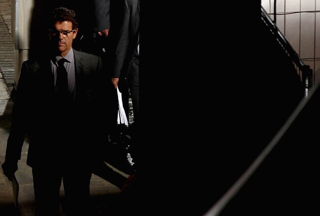 BLOEMFONTEIN, SOUTH AFRICA - JUNE 27:  England's Coach Fabio Capello leaves on the team bus after England's loss to Germany on June 27, 2010 in Bloemfontein, South Africa. England lost 4-1 in the last 16 knockout round  at the Free State stadium which meant the end of England's FIFA 2010 Worlds Cup campaign.  (Photo by Dan Kitwood/Getty Images)