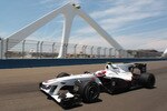 VALENCIA, SPAIN - JUNE 25:  Kamui Kobayashi of Japan and BMW Sauber drives during practice for the European Formula One Grand Prix at the Valencia Street Circuit on July 25, 2010, in Valencia, Spain.  (Photo by Mark Thompson/Getty Images)