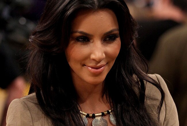 LOS ANGELES, CA - JUNE 17:  Kim Kardashian on the court during halftime of Game Seven of the 2010 NBA Finals at Staples Center between the Boston Celtics and the Los Angeles Lakers on June 17, 2010 in Los Angeles, California.  NOTE TO USER: User expressly acknowledges and agrees that, by downloading and/or using this Photograph, user is consenting to the terms and conditions of the Getty Images License Agreement.  (Photo by Christian Petersen/Getty Images)