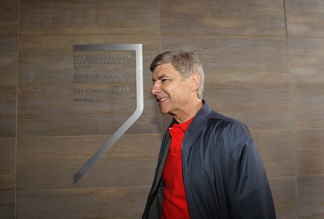 JOHANNESBURG, SOUTH AFRICA - JUNE 10:  Arsene Wenger visits the Nike community training centre in Soweto on June 10, 2010 in Johannesburg, South Africa.  (Photo by Ezra Shaw/Getty Images for Nike)