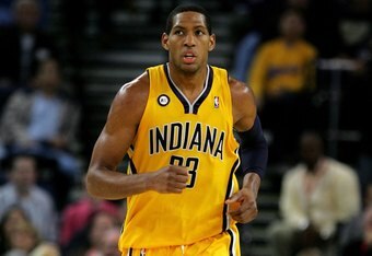 OAKLAND, CA - NOVEMBER 30:  Danny Granger #33 of the Indiana Pacers in action during their game against the Golden State Warriors at Oracle Arena on November 30, 2009 in Oakland, California. NOTE TO USER: User expressly acknowledges and agrees that, by downloading and/or using this Photograph, user is consenting to the terms and conditions of the Getty Images License Agreement.  (Photo by Ezra Shaw/Getty Images)