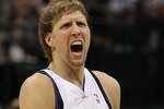 DALLAS - APRIL 18:  Forward Dirk Nowitzki #41 of the Dallas Mavericks in Game One of the Western Conference Quarterfinals during the 2010 NBA Playoffs at American Airlines Center on April 18, 2010 in Dallas, Texas. NOTE TO USER: User expressly acknowledges and agrees that, by downloading and or using this photograph, User is consenting to the terms and conditions of the Getty Images License Agreement.  (Photo by Ronald Martinez/Getty Images)