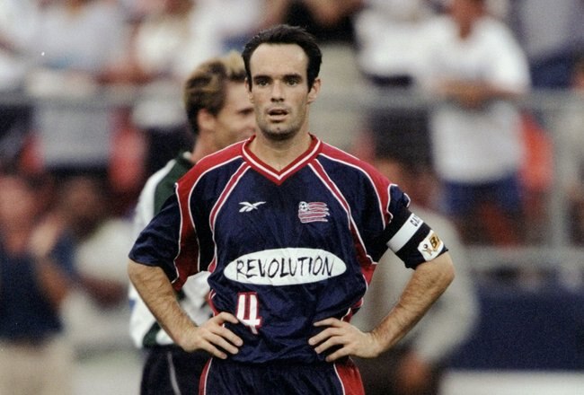 11 Jul 1998:  Mike Burns #4 of the New England Revolution looks on during a game against the Colorado Rapids at the Mile High Stadium in Denver, Colorado. The Rapids defeated the Revolution 2-1. Mandatory Credit: Brian Bahr  /Allsport
