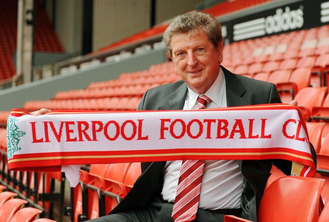 LIVERPOOL, UNITED KINGDOM - JULY 01:  Roy Hodgson is unveiled as the new Liverpool FC manager at Anfield on July 01, 2010 in Liverpool, England. (Photo by Clint Hughes/Getty Images)