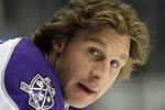 DENVER - MARCH 24: Ryan Smyth #94 of the Los Angeles Kings looks on during warm ups prior to facing the Colorado Avalanche during NHL action at the Pepsi Center on March 24, 2010 in Denver, Colorado. (Photo by Doug Pensinger/Getty Images)