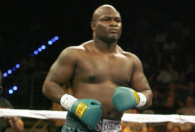 HOLLYWOOD, FL - JANUARY 06: James 'Lights Out' Toney enters the ring during the bout against Samuel 'Nigerian Nightmare' Peter in a WBC heavyweight title eliminator fight at the Hard Rock Hotel and Casino January 6, 2007 in Hollywood, Florida. (Photo by Marc Serota/Getty Images)