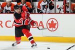 NEWARK, NJ - APRIL 22:  Ilya Kovalchuk #17 of the New Jersey Devils skates against the Philadelphia Flyers in Game 5 of the Eastern Conference Quarterfinals during the 2010 NHL Stanley Cup Playoffs at the Prudential Center at on April 22, 2010 in Newark, New Jersey.  (Photo by Jim McIsaac/Getty Images)