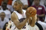 CHARLOTTE - APRIL 24:  Forward Boris Diaw #32 of the Charlotte Bobcats looks to pass during Game Three of the Eastern Conference Quarterfinals against the Orlando Magic during the 2010 NBA Playoffs at Time Warner Cable Arena on April 24, 2010 in Charlotte, North Carolina. NOTE TO USER: User expressly acknowledges and agrees that, by downloading and/or using this photograph, user is consenting to the terms and conditions of the Getty Images License Agreement.  The Magic beat the Bobcats 90-86.  (Photo by Mike Zarrilli/Getty Images)