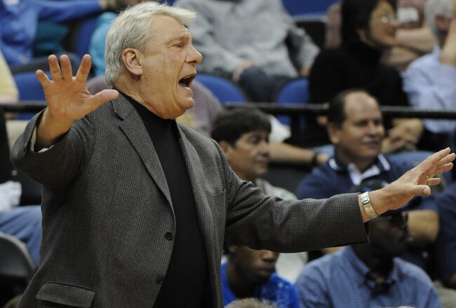 MINNEAPOLIS, MN - APRIL 7: Head coach Don Nelson of the Golden State Warriors in the second half against the Minnesota Timberwolves during a basketball game at Target Center on April 7, 2010 in Minneapolis, Minnesota. The Warriors defeated the Timberwolves 116-107. NOTE TO USER: User expressly acknowledges and agrees that, by downloading and or using this Photograph, user is consenting to the terms and conditions of the Getty Images License Agreement.  (Photo by Hannah Foslien /Getty Images)