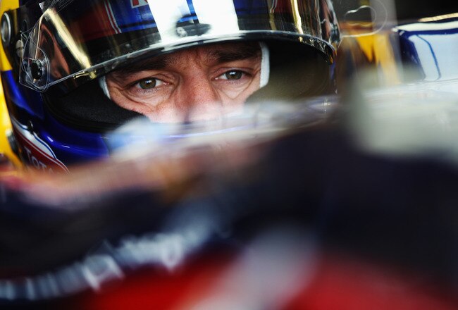 NORTHAMPTON, UNITED KINGDOM - JULY 11:  Mark Webber of Australia and Red Bull Racing prepares to drive during the British Formula One Grand Prix at Silverstone on June 11, 2010, in Northampton, England.  (Photo by Mark Thompson/Getty Images)